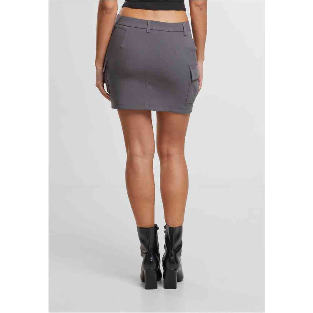 Urban Classics - Short Patched Pocket Jupe courte - Gris